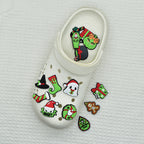 Christmas Halloween Mixed Theme PVC Clog Shoe Charms | Removable Shoe Decor Accessories 14 Pack