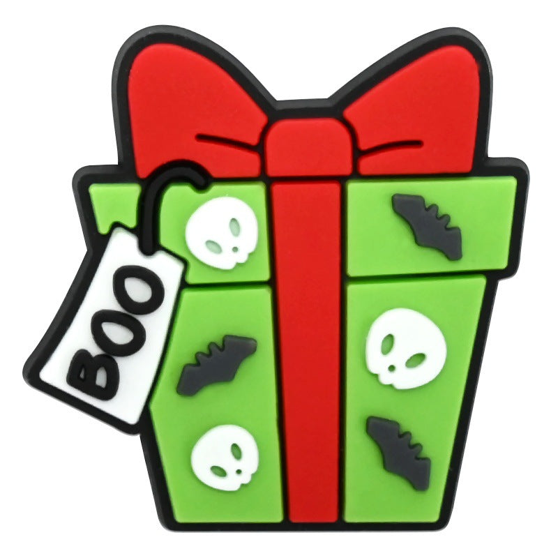 Christmas Halloween Mixed Theme PVC Clog Shoe Charms | Removable Shoe Decor Accessories 14 Pack