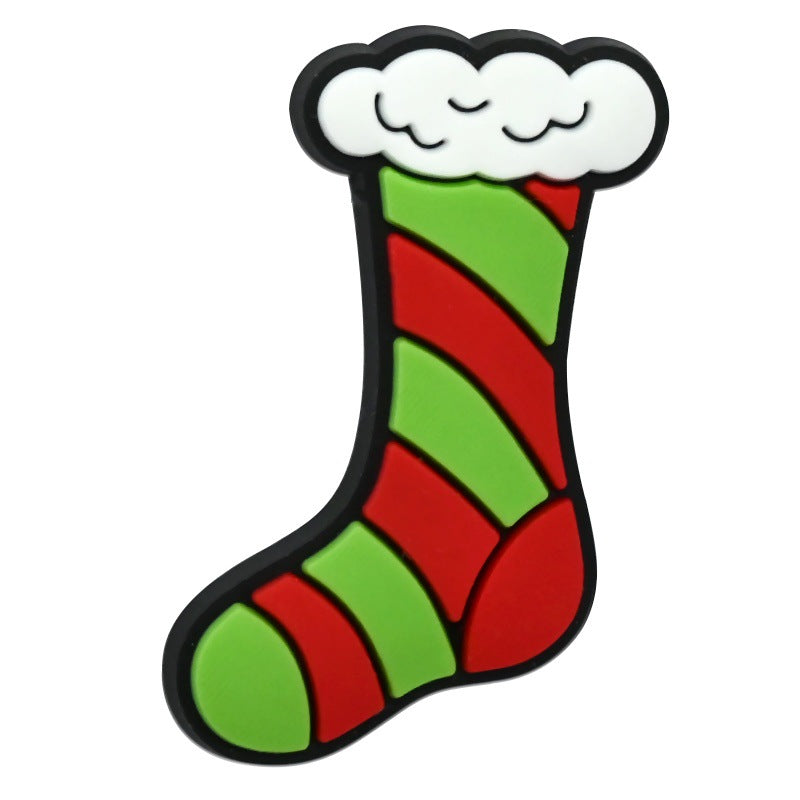Christmas Halloween Mixed Theme PVC Clog Shoe Charms | Removable Shoe Decor Accessories 14 Pack