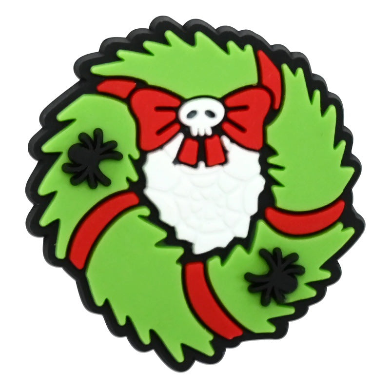 Christmas Halloween Mixed Theme PVC Clog Shoe Charms | Removable Shoe Decor Accessories 14 Pack